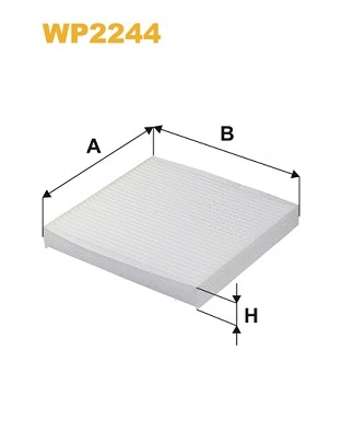 Filter, cabin air (WP2244)