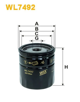 Oil Filter (WL7492)