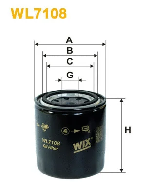 Oil Filter (WL7108)