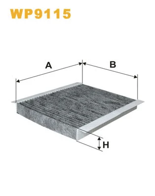 Filter, cabin air (WP9115)