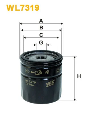 Oil Filter (WL7319)