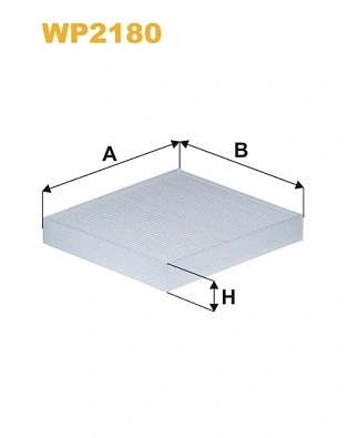 Filter, cabin air (WP2180)