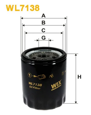 Oil Filter (WL7138)