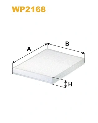 Filter, cabin air (WP2168)