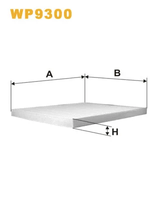 Filter, cabin air (WP9300)