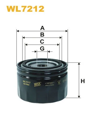 Oil Filter (WL7212)