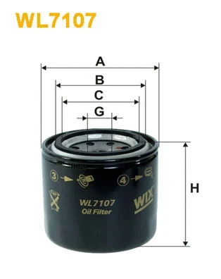 Oil Filter (WL7107)