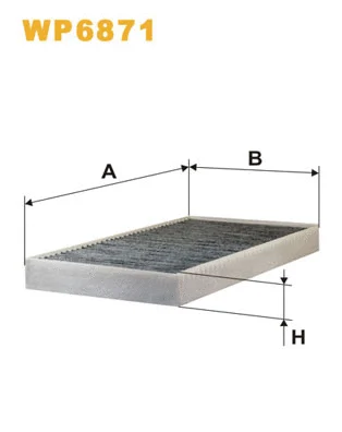 Filter, cabin air (WP6871)