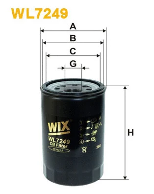 Oil Filter (WL7249)