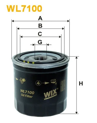 Oil Filter (WL7100)