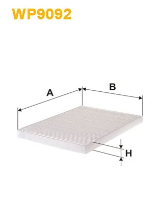 Filter, cabin air (WP9092)