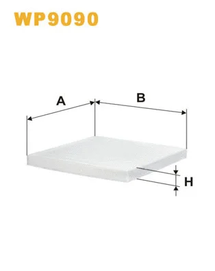 Filter, cabin air (WP9090)