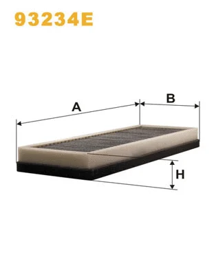 Filter, cabin air (93234E)