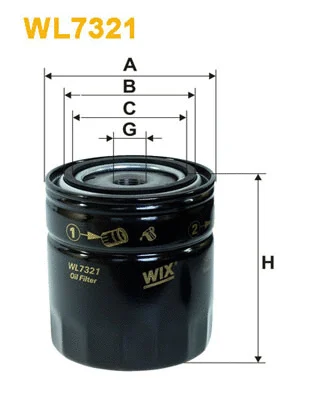 Oil Filter (WL7321)