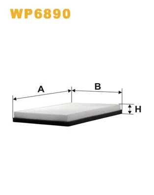 Filter, cabin air (WP6890)