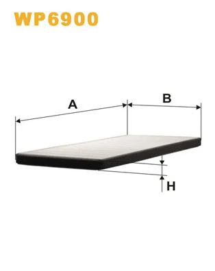 Filter, cabin air (WP6900)