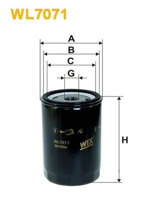 Oil Filter (WL7071)