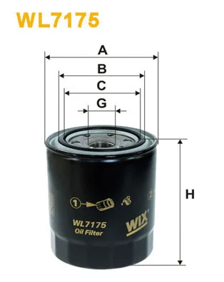 Oil Filter (WL7175)