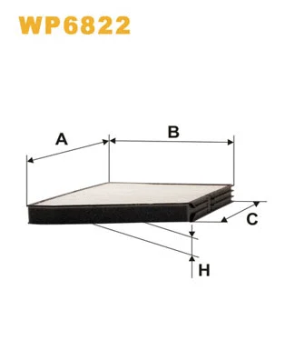 Filter, cabin air (WP6822)