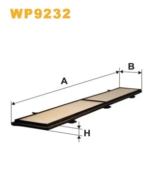 Filter, cabin air (WP9232)