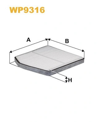 Filter, cabin air (WP9316)