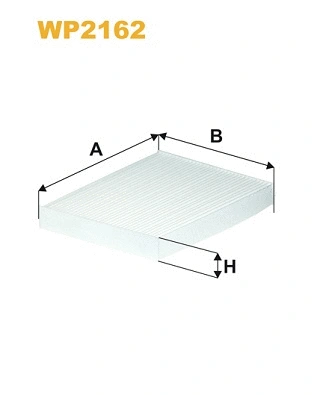 Filter, cabin air (WP2162)