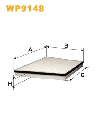 Filter, cabin air (WP9148)