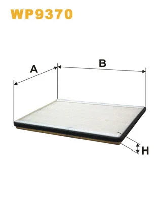 Filter, cabin air (WP9370)