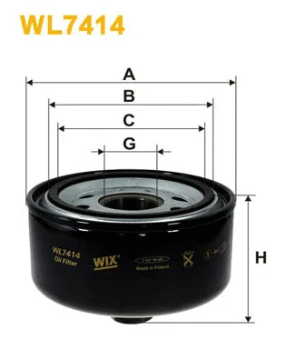 Oil Filter (WL7414)