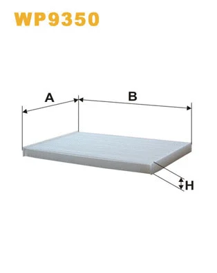 Filter, cabin air (WP9350)