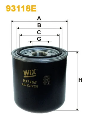 Air Dryer Cartridge, compressed-air system (93118E)