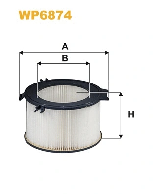 Filter, cabin air (WP6874)