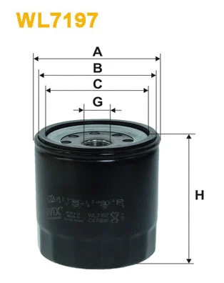Oil Filter (WL7197)