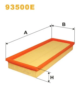 Filter, cabin air (93500E)