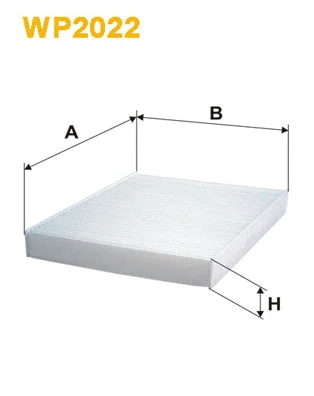 Filter, cabin air (WP2022)