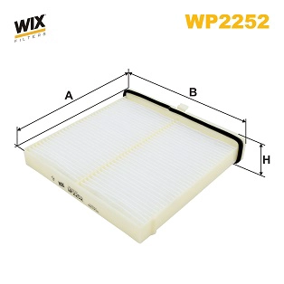 Filter, cabin air (WP2252)
