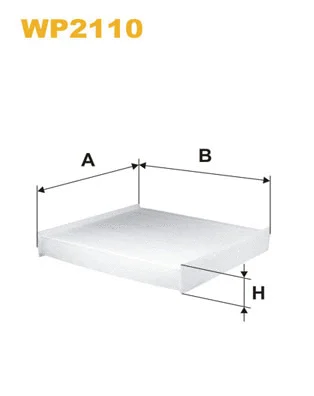Filter, cabin air (WP2110)