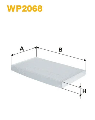 Filter, cabin air (WP2068)