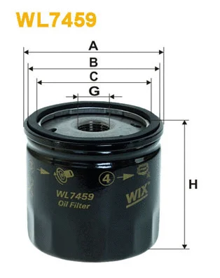 Oil Filter (WL7459)