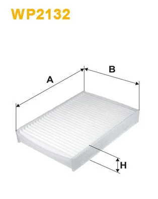 Filter, cabin air (WP2132)