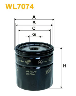 Oil Filter (WL7074)