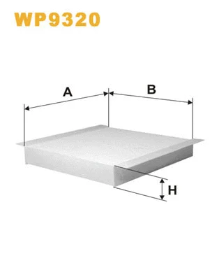 Filter, cabin air (WP9320)