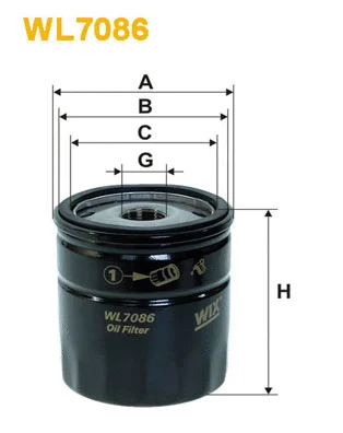 Oil Filter (WL7086)