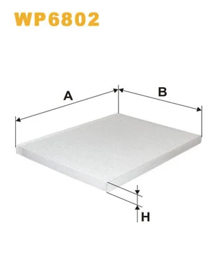 Filter, cabin air (WP6802)