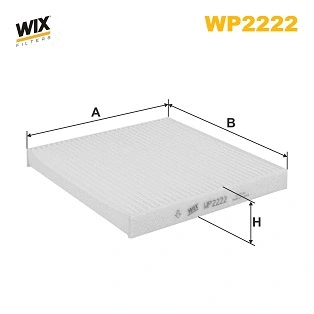 Filter, cabin air (WP2222)