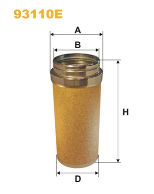 Secondary Air Filter (93110E)