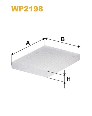 Filter, cabin air (WP2198)