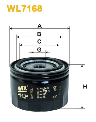 Oil Filter (WL7168)