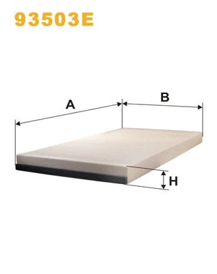 Filter, cabin air (93503E)