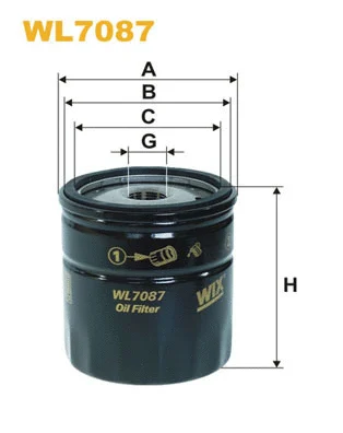 Oil Filter (WL7087)